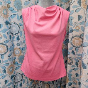 Ann Taylor Petite Pink Sleeveless Blouse